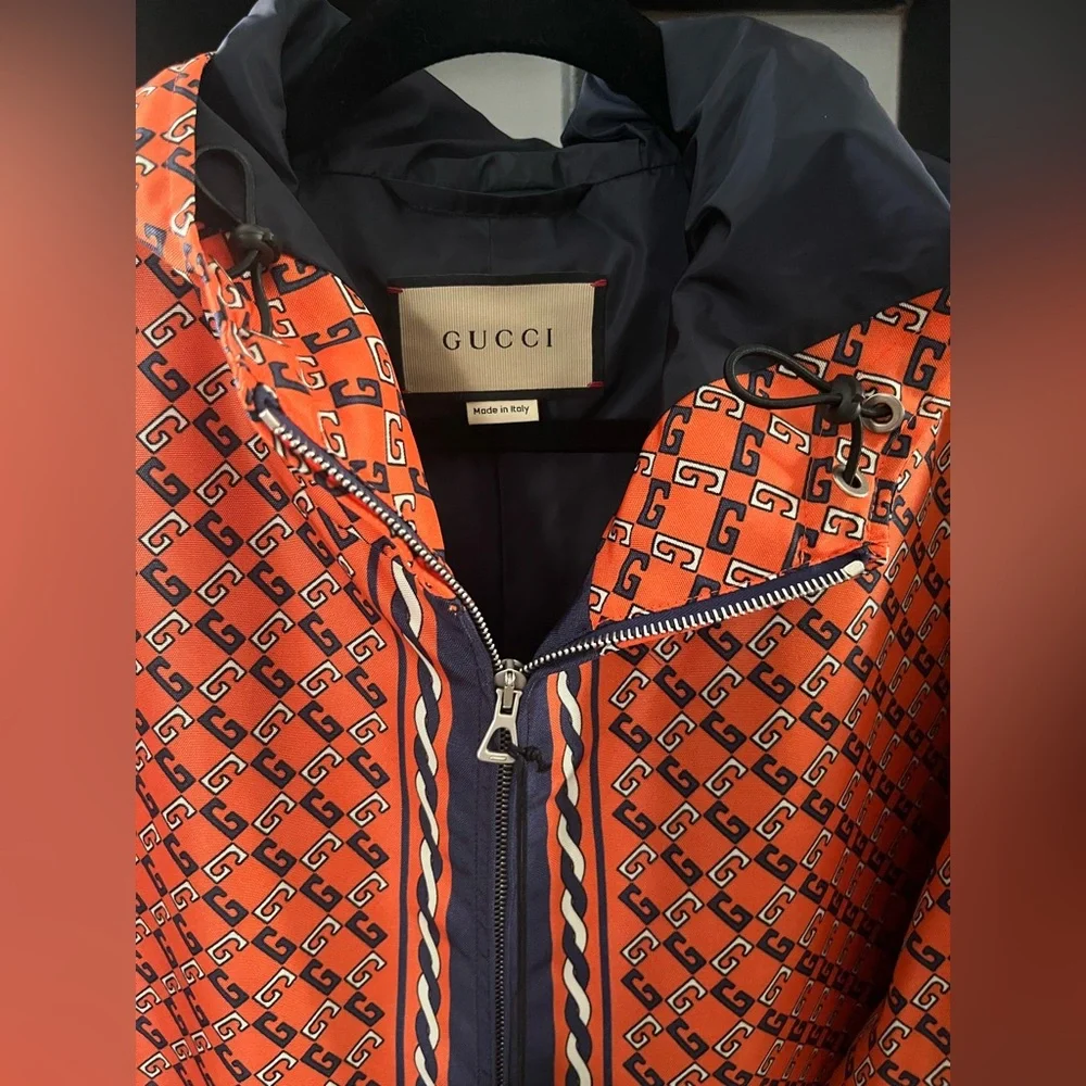 Gucci Orange Patterned Jacket